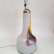 Grand pied de lampe Holmegaard en verre coloré