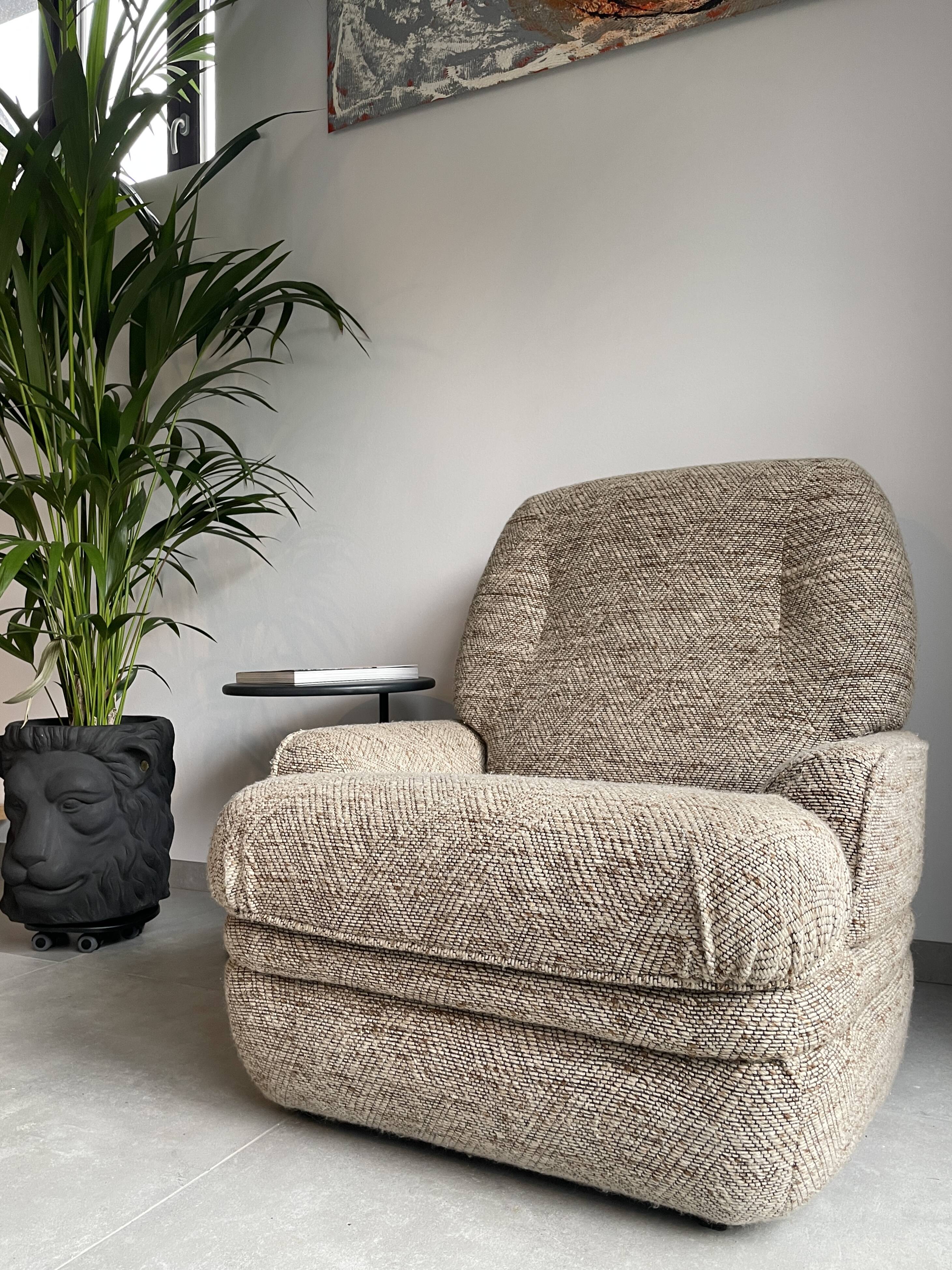 Vintage fireside chair, 70s