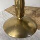 Brass candlestick, in the shape of a cactus