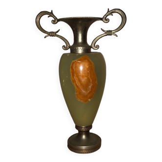 Mini soliflore vase in onyx from Pakistan