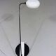 Italian desk lamp in white & black, 1980’s