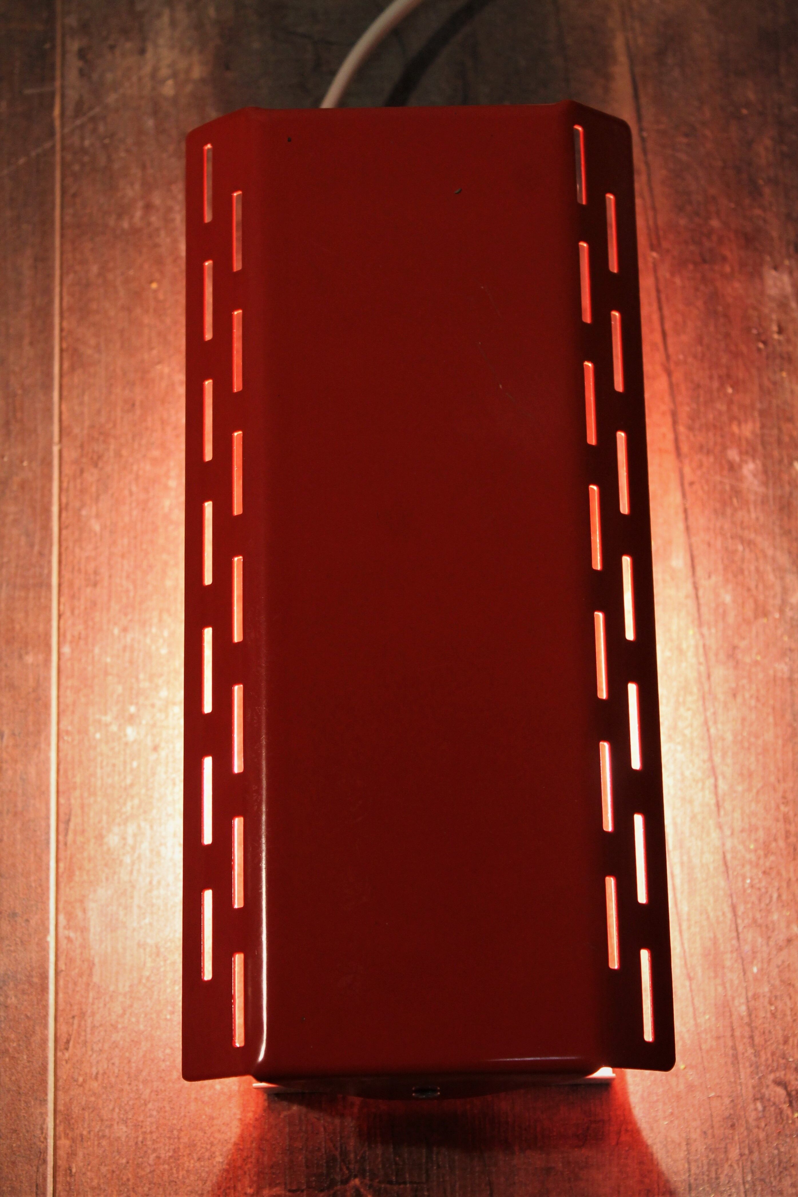 Wall lamps G & G perforated metal 80s