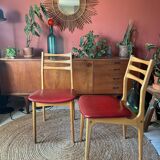 Set of 2 Scandinavian vintage chairs