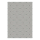 Patterned two-tone home rug