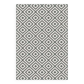 Patterned two-tone home rug