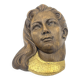 High-Relief Gilded Plaster The Inspired – After Raoul Larche