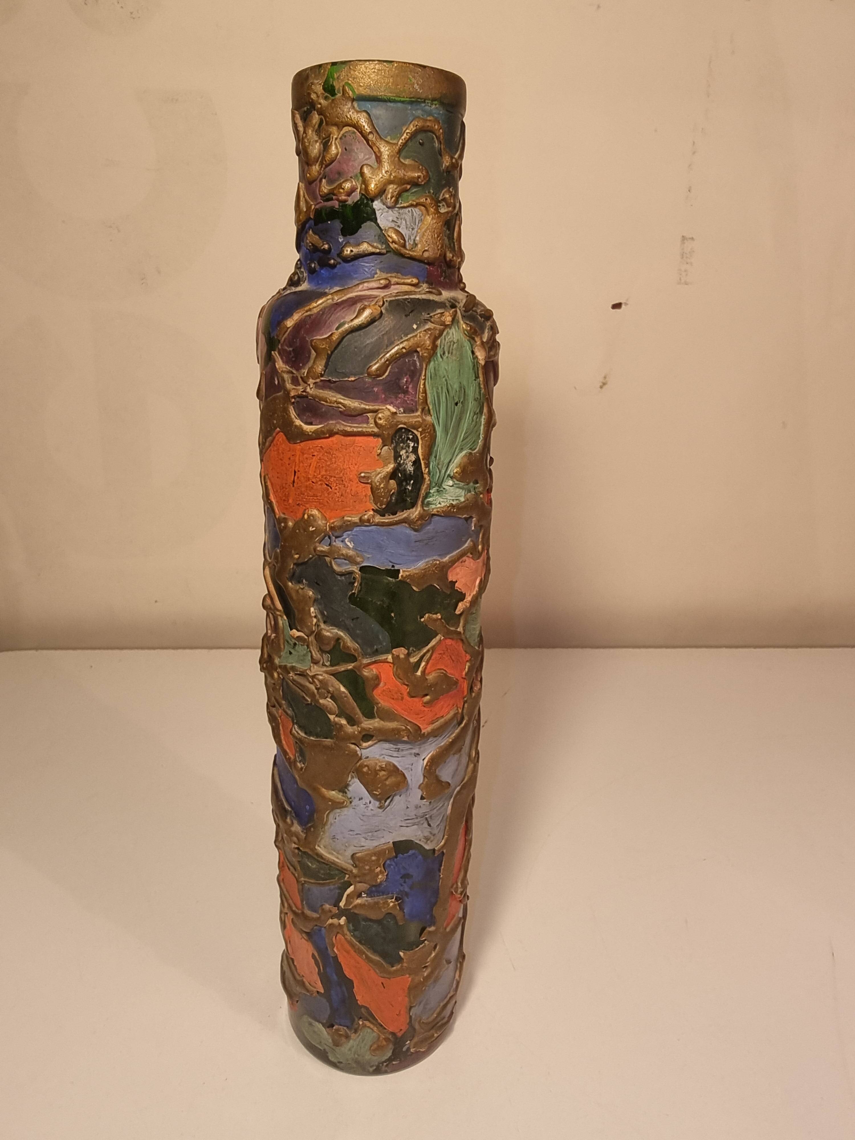 Hand-painted bottle