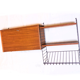 Recipient teak shelf - magazine holder by Kajsa - Nils "Nisse" Strinning for String 1960s