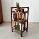 Vintage stand shelf in bamboo and rattan