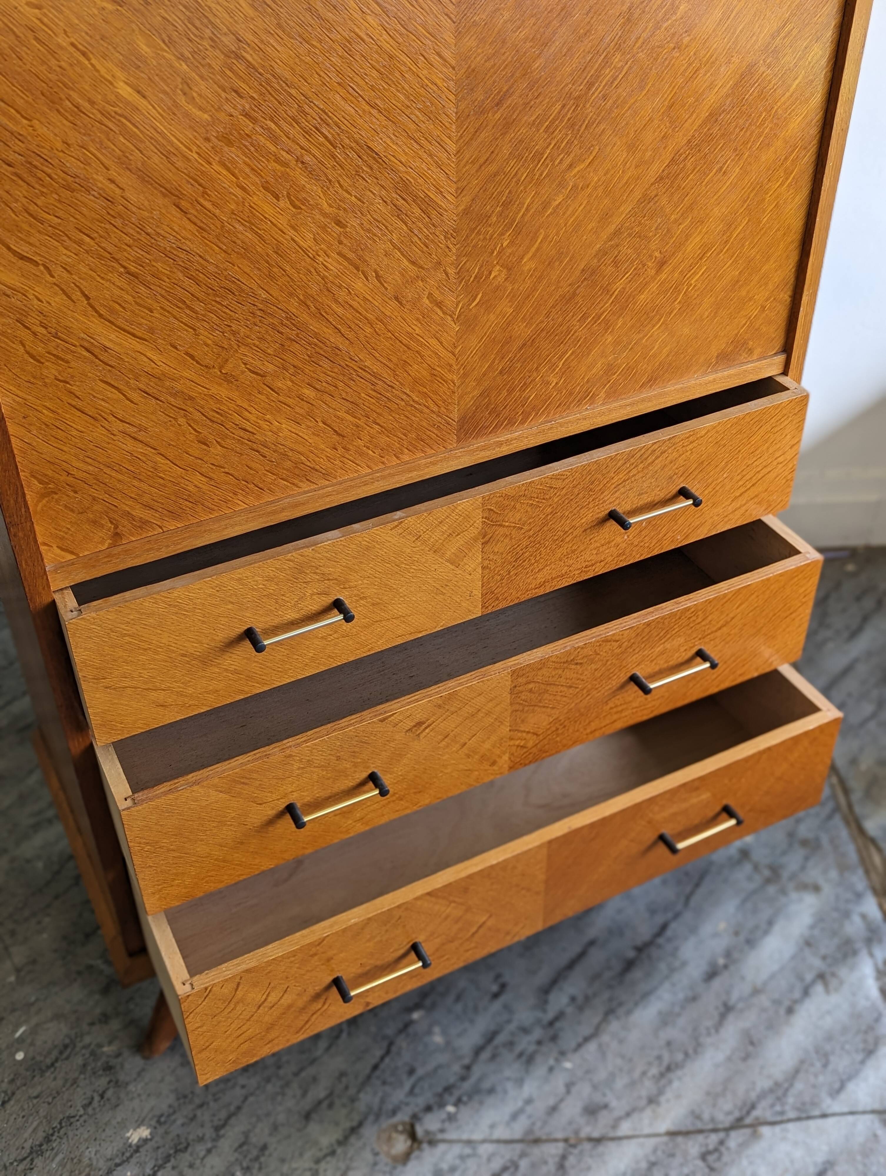 Secretary chest of drawers
