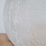 Cracked glass table lamp
