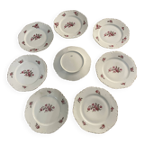 Set of 8 Haviland dessert plates