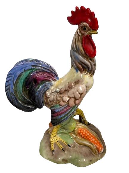 Coq en céramique