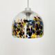 Large Colorful Murano Glass Pendant Lamp