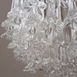 Murano glass chandelier by Venini 1960s