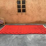 Moroccan carpet boujad red - 152 x 355 cm