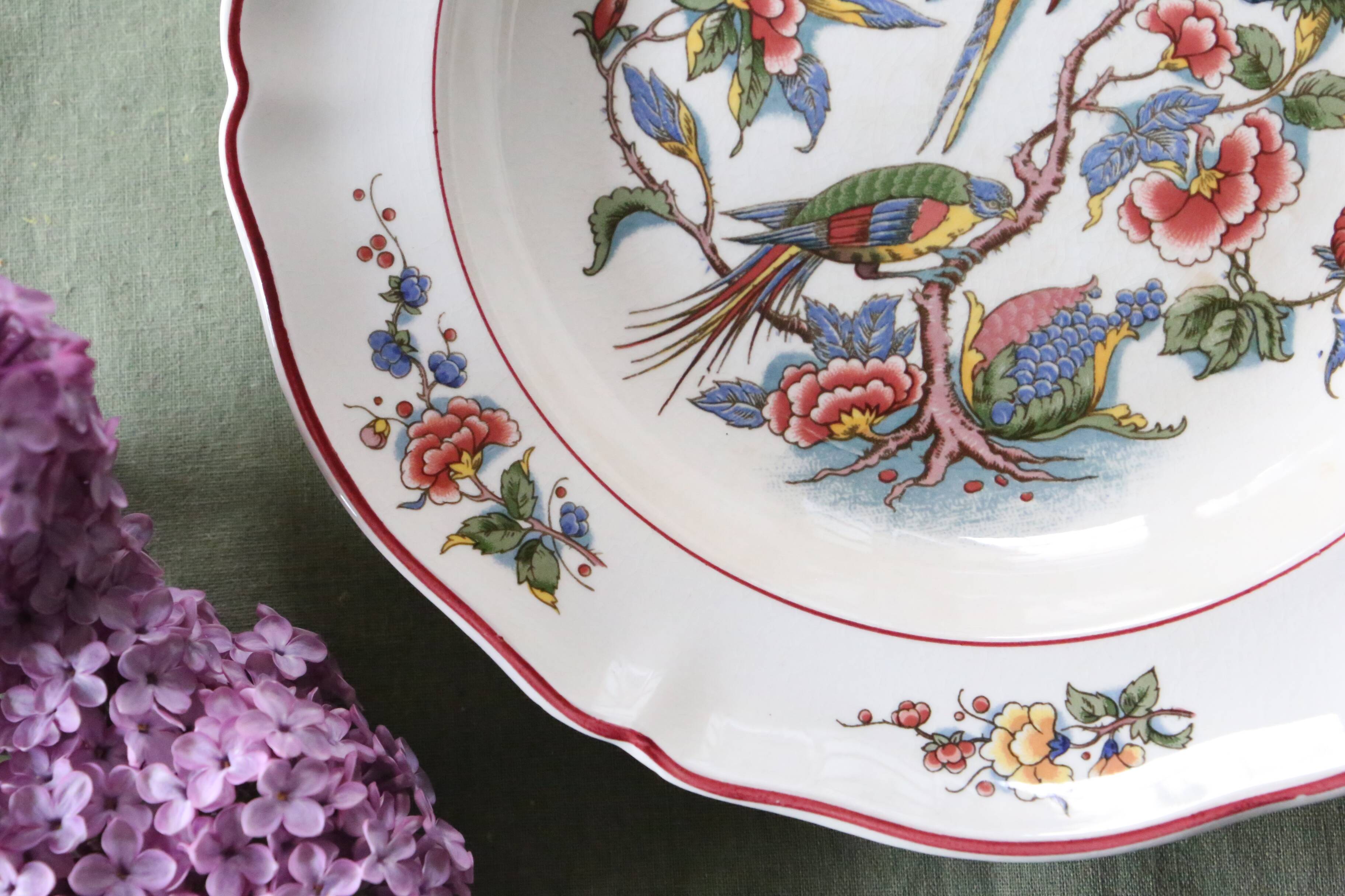 Soup plate, Phoenix service, Villeroy and Boch, vintage