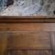 French antique oak wardrobe with one door, 18th century.