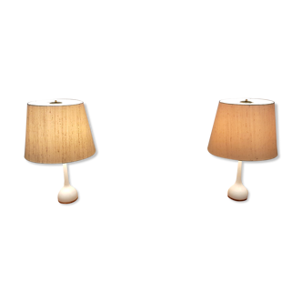Set of 2 mid century b44 table lamps by Hans Agne Jakobsson ab Markaryd, Sweden 1960