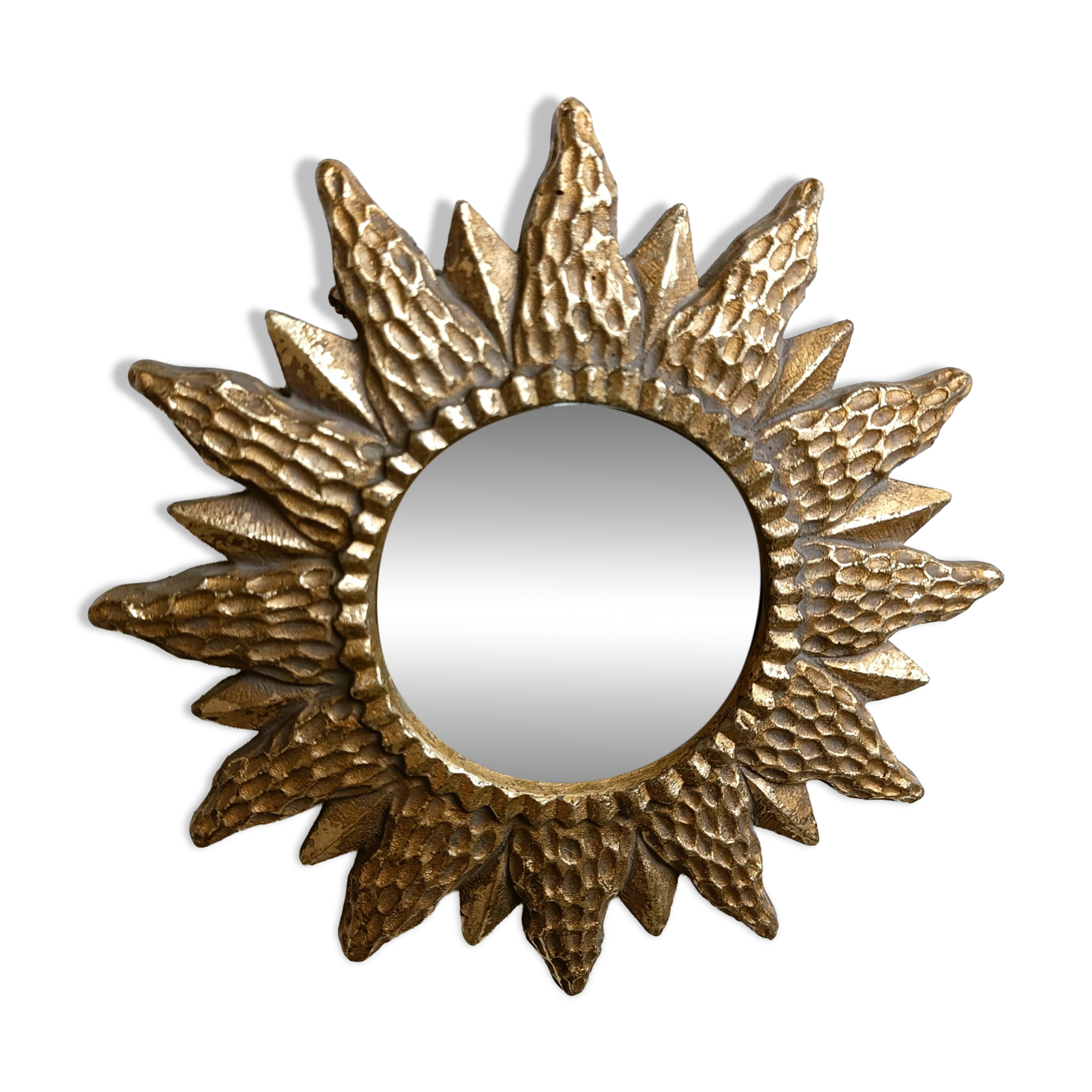 Vintage sunburst mirror, 1960s