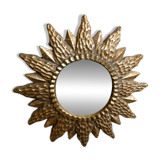 Vintage sunburst mirror, 1960s