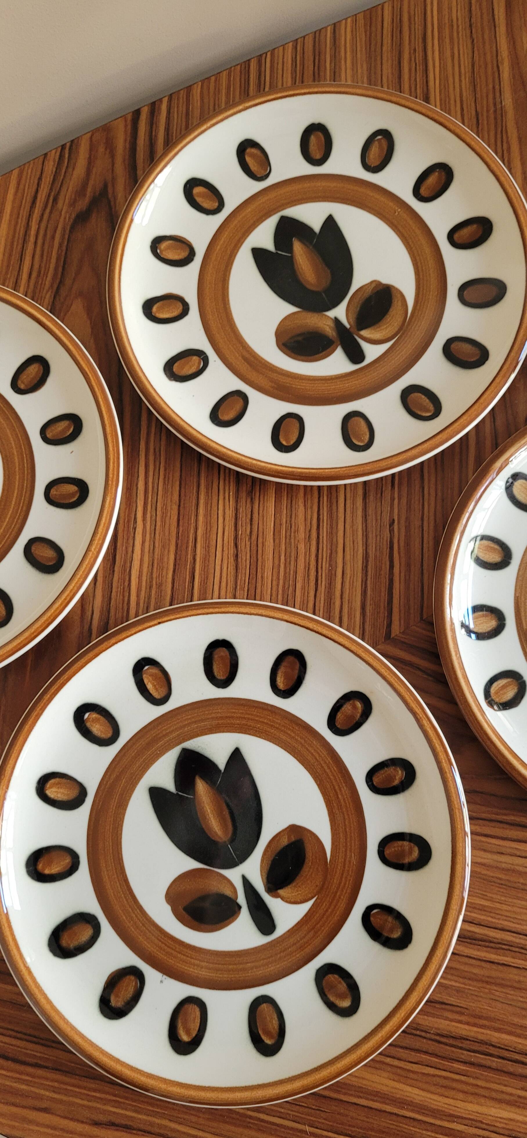 Set of 4 Kimono Boch plates