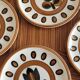 Set of 4 Kimono Boch plates