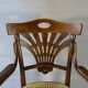 Thonet caned Art Nouveau armchair N°293, circa 1905 - bentwood -