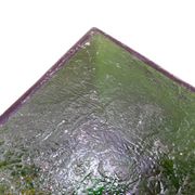 Translucent bottle green acrylic base