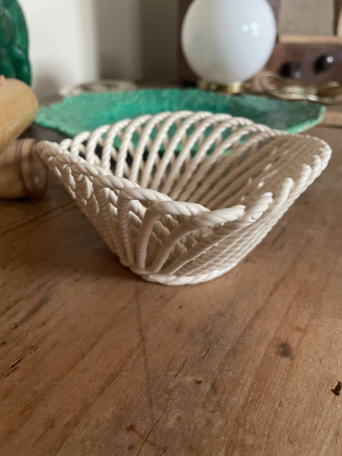 Coupelle en céramique tressée