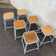 Set de 6 tabourets industriels