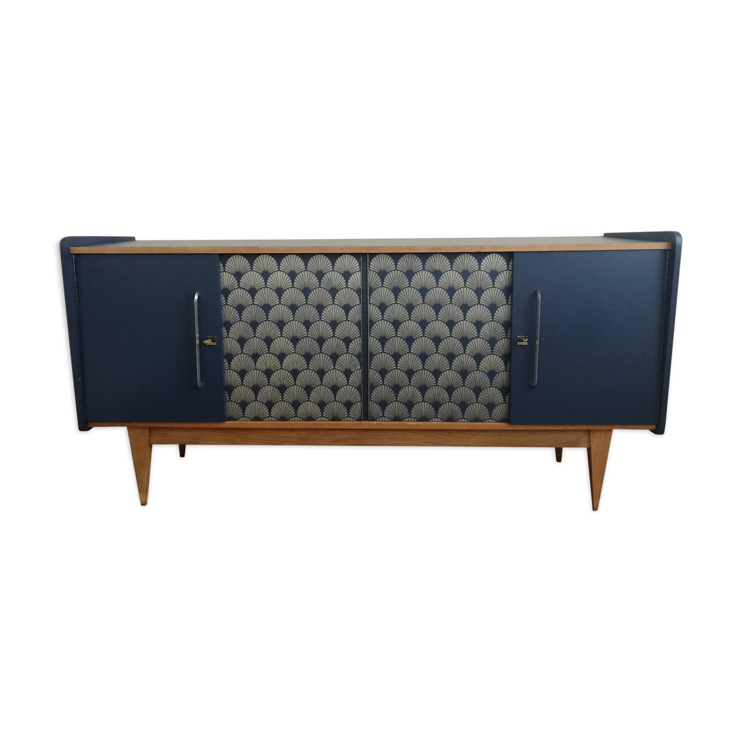 Sideboard blue night 60s reasons Deco