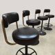 Swedish vintage design bar stools Borje Johanson