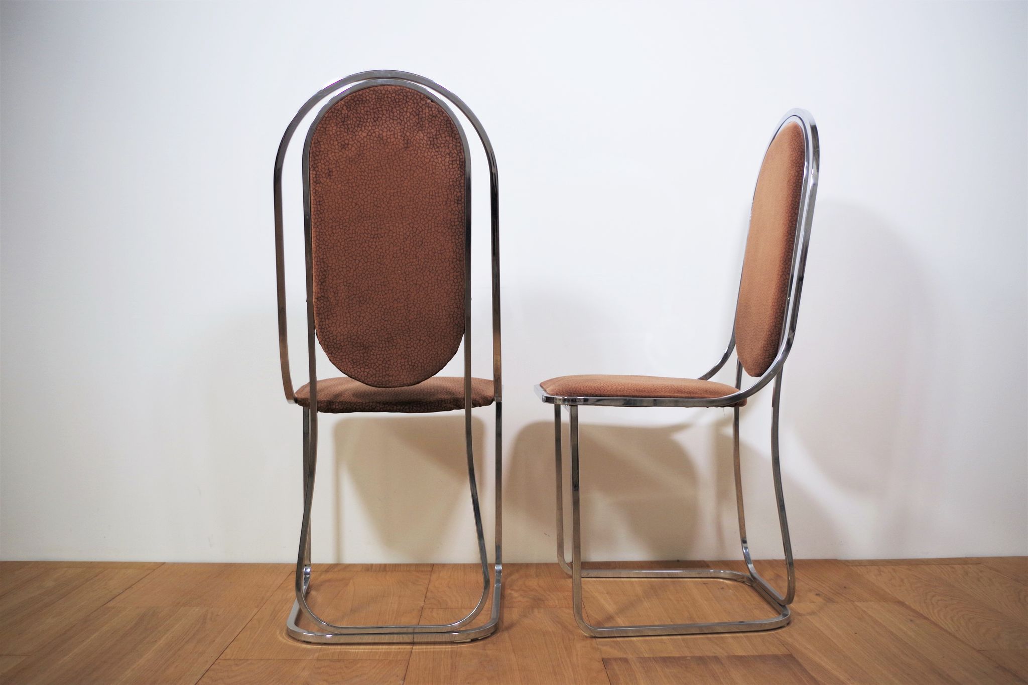 Dining room table and 6 chairs by Alessandro Alpizzi, 1970s, Set of 7