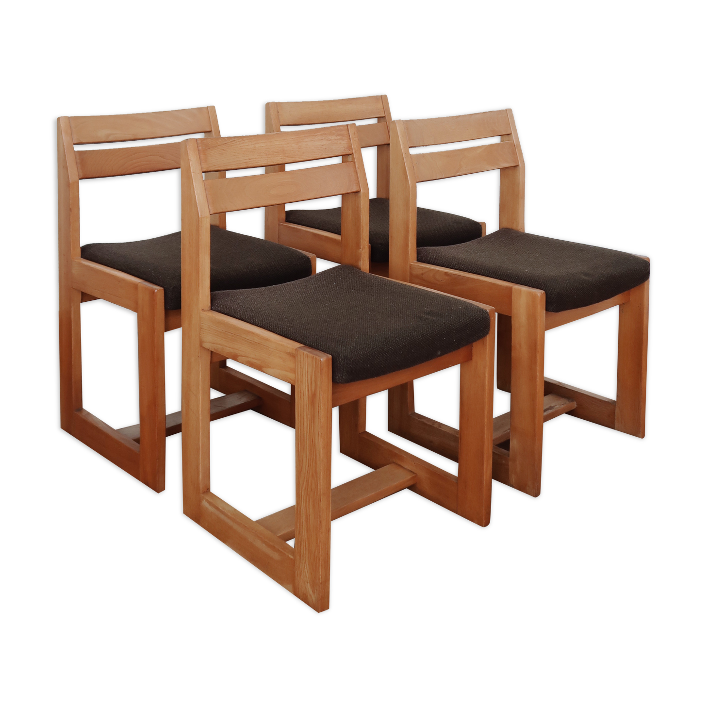 4 chairs sleigh Maison Regain