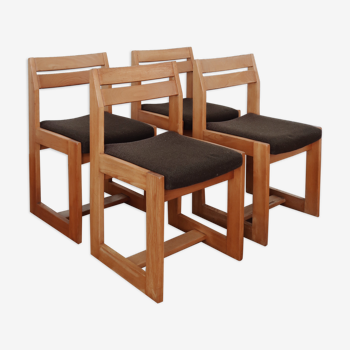 4 chairs sleigh Maison Regain