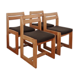 4 chairs sleigh Maison Regain