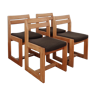 4 chaises traineau Maison Regain