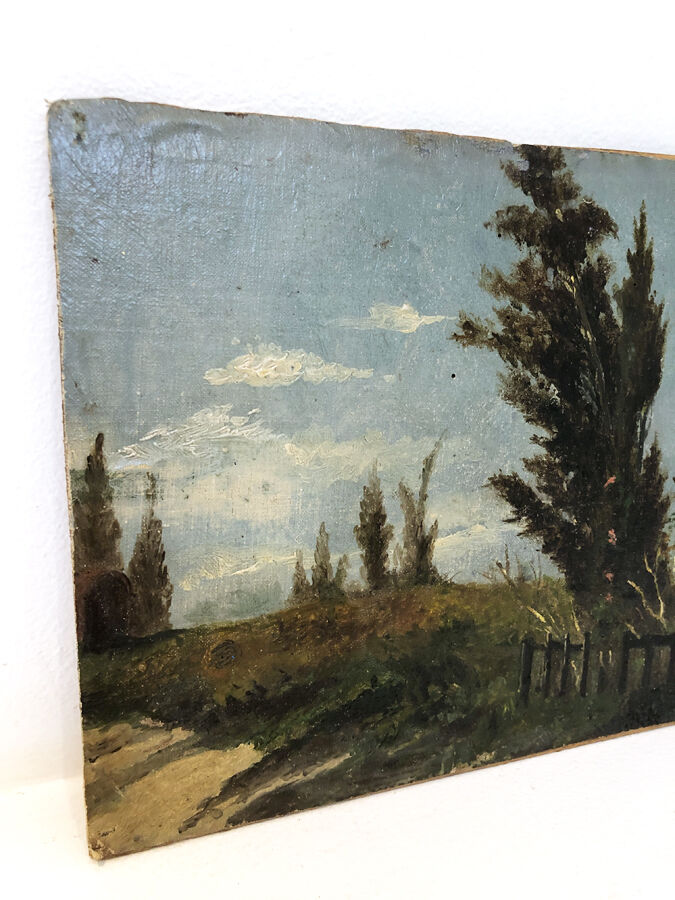 Oil on panel Impresionism, LATE NINETEENTH