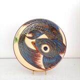 Beautiful decorative fish plate Puigdemont