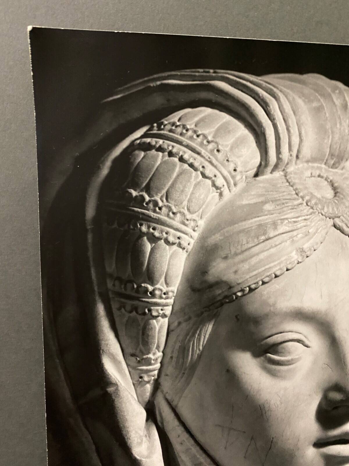 Silver photo Bernard Darot Marguerite de Foix 20th century