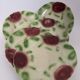 Assiette barbotine - Rose