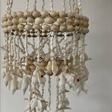 Vintage pendant light - 60s - shell