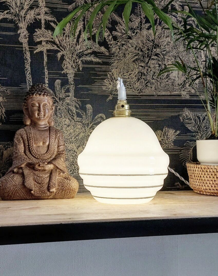 Vintage opaline walker