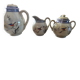 Vintage fine porcelain café/tea service from Japan - Bird decoration