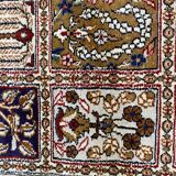 Vintage turkish silk carpet 92x157 cm