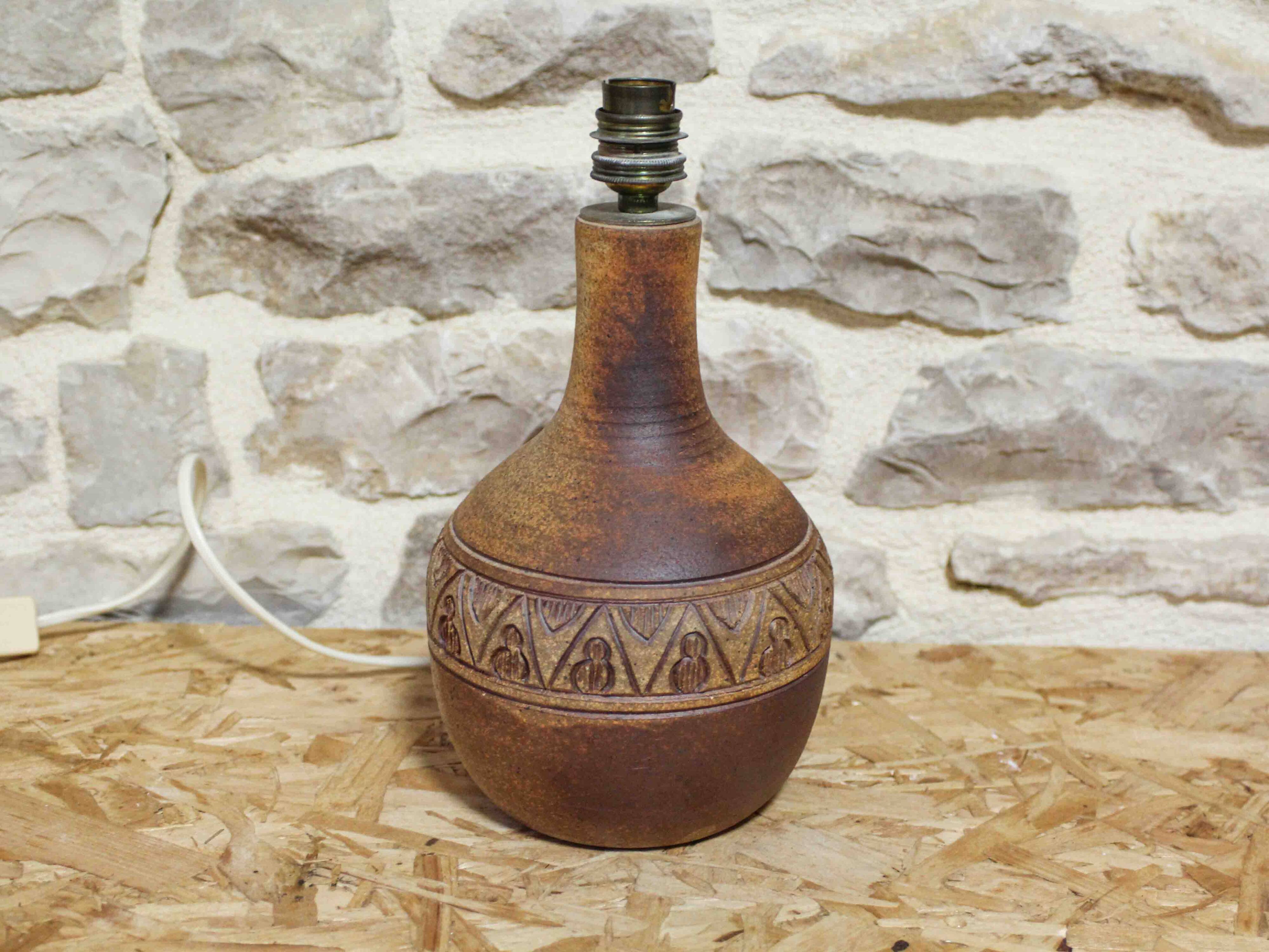 Stoneware lamp base