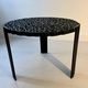 T-Table coffee table by Kartell in black, designed by Patricia Urquiola.