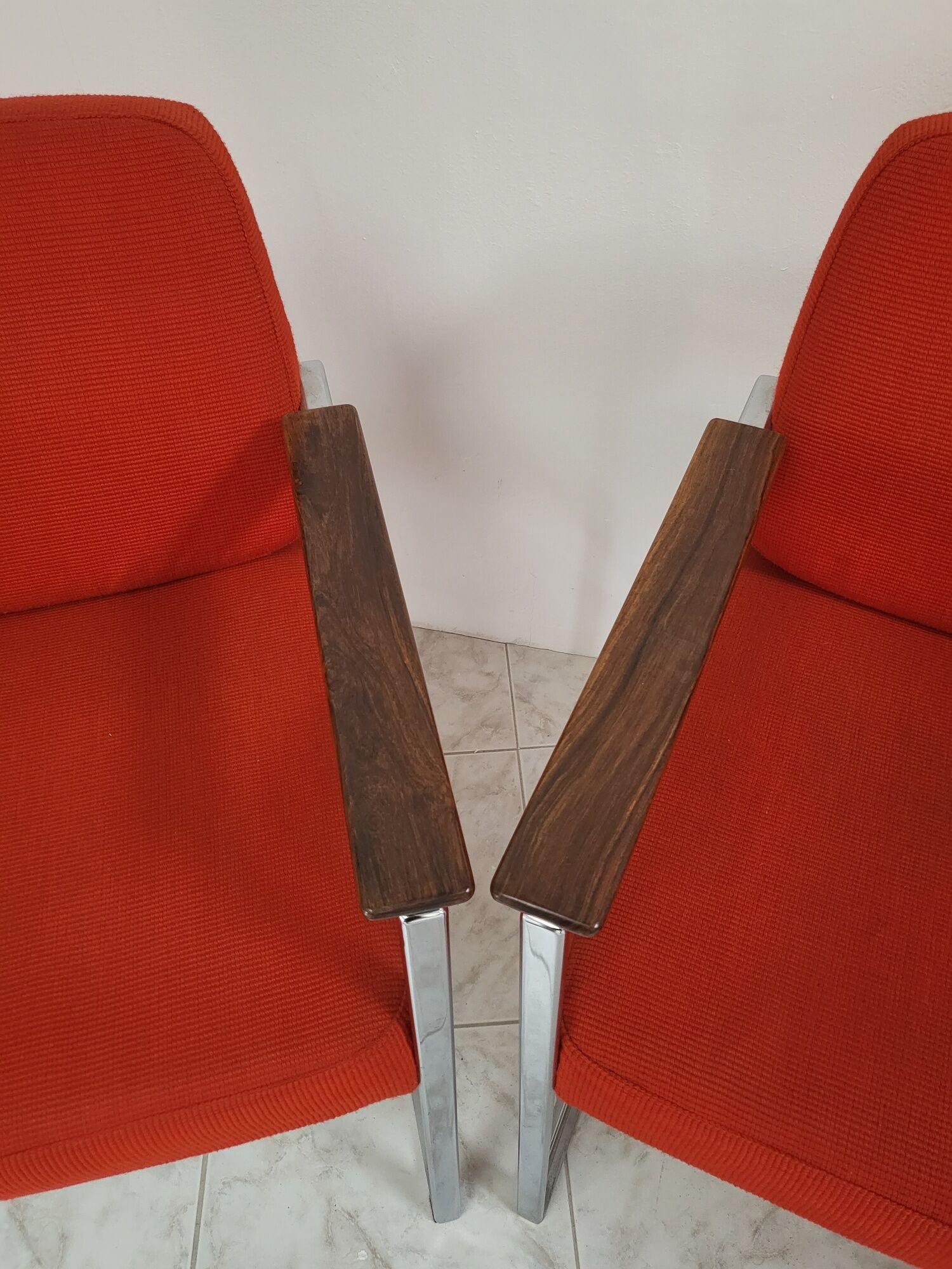 Set of three armchairs from the 1970s.