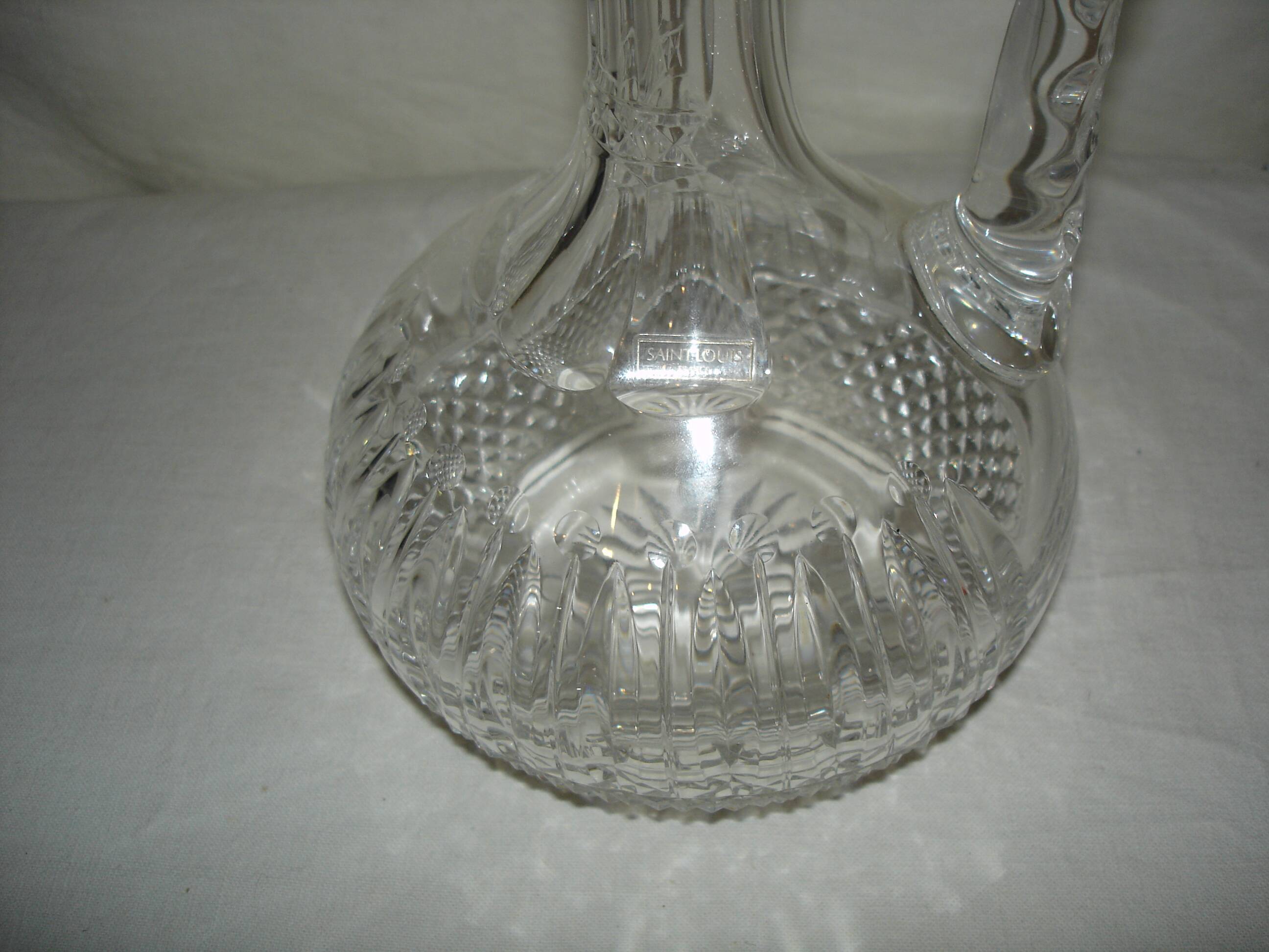 Saint louis tommy crystal decant carafe - 30 cm